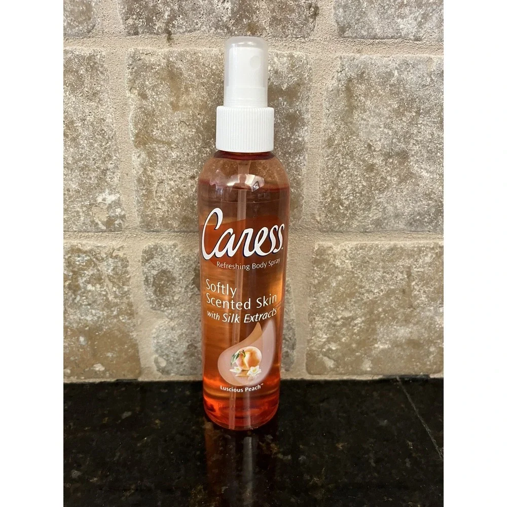 RARE CARESS Luscious Peach Refreshing Body Spray 8 oz Discontinued NEW‎